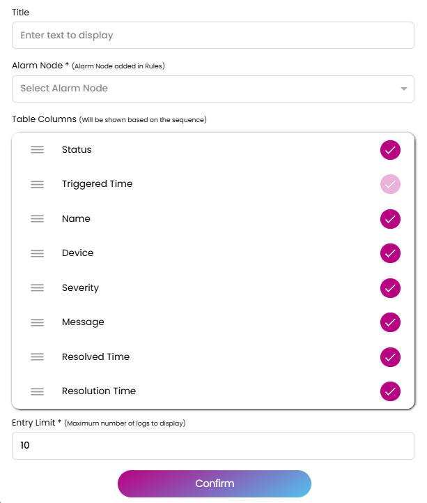 Historical Activity Logs Configuration