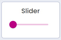 Slider widget