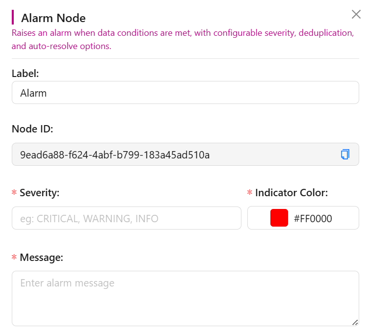 Alarm Node 1