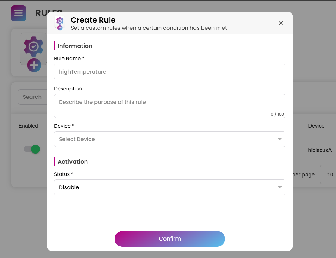 Rule Editor